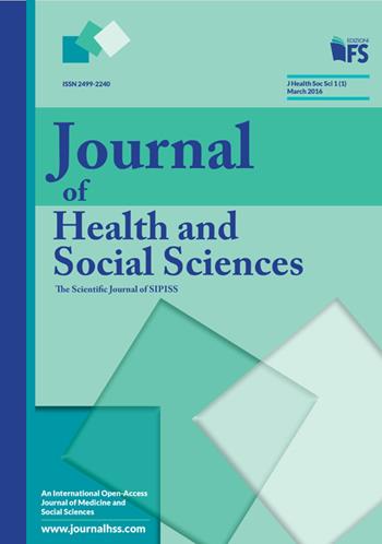 Journal of health and social sciences (2016). Vol. 1: March.  - Libro FerrariSinibaldi 2016 | Libraccio.it