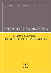 Note di statistica descrittiva e primi elementi di calcolo delle probabilità