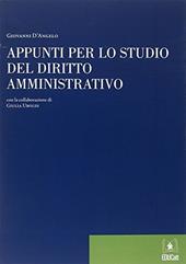 Appunti per lo studio del diritto amministrativo