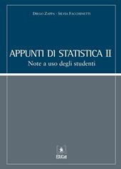 Appunti di statistica 2. Note a uso degli studenti