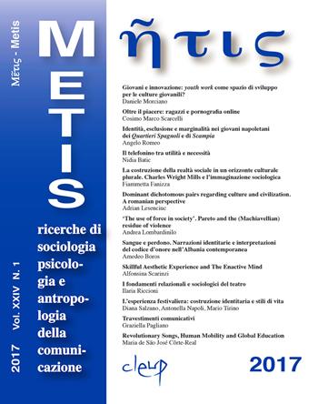 Metis. Ricerche di sociologia, psicologia e antropologia della comunicazione (2017). Vol. 1  - Libro CLEUP 2017 | Libraccio.it
