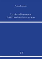 Lo stile delle sentenze. Profili di attualità di diritto comparato