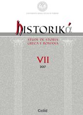 Historiká. Studi di storia greca e romana (2017). Vol. 7