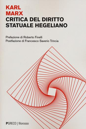 Critica del diritto statuale hegeliano - Karl Marx - Libro Pgreco 2022 | Libraccio.it