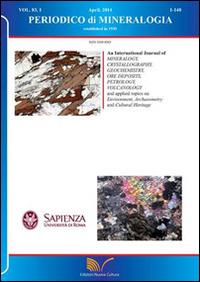 Periodico di mineralogia. Ediz. inglese (2014). Vol. 83 - Antonio Gianfagna - Libro Nuova Cultura 2014 | Libraccio.it