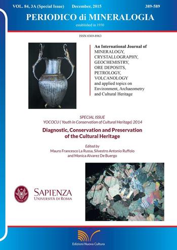 Periodico di mineralogia (2015). Ediz. inglese. Vol. 84  - Libro Nuova Cultura 2015 | Libraccio.it