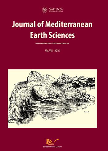Journal of Mediterranean earth sciences. Vol. 8 - Salvatore Milli - Libro Nuova Cultura 2017 | Libraccio.it