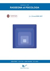 Rassegna di psicologia (2017). Vol. 1