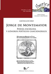 Jorge de Montemayor poesía escogida y géneros poéticos cancioneriles