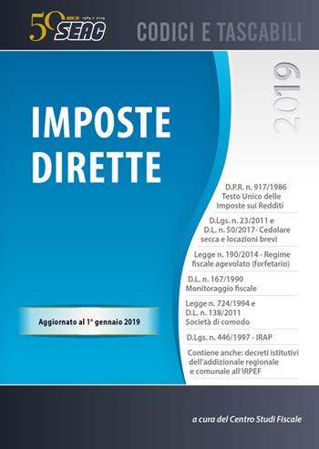 Imposte dirette  - Libro Seac 2019, Codici e tascabili | Libraccio.it