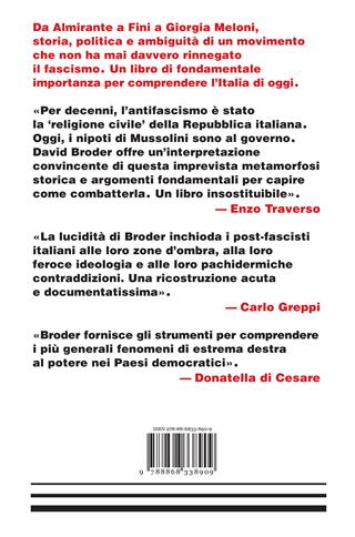 I nipoti di Mussolini. Il fascismo nell'Italia contemporanea - David Broder - Libro Ponte alle Grazie 2023, Saggi | Libraccio.it