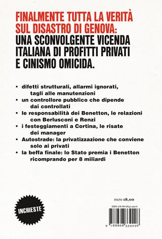 Il crollo. Ponte Morandi, una strage italiana - Marco Grasso - Libro Ponte alle Grazie 2023, Inchieste | Libraccio.it