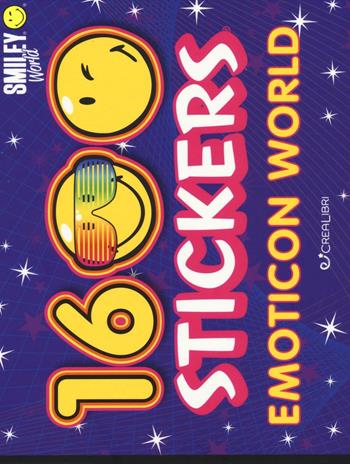 Emoticon world. Smiley world. Con adesivi. Ediz. illustrata  - Libro Crealibri 2016 | Libraccio.it
