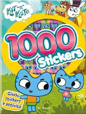 1000 stickers. Kit N Kate. Con adesivi. Ediz. a colori