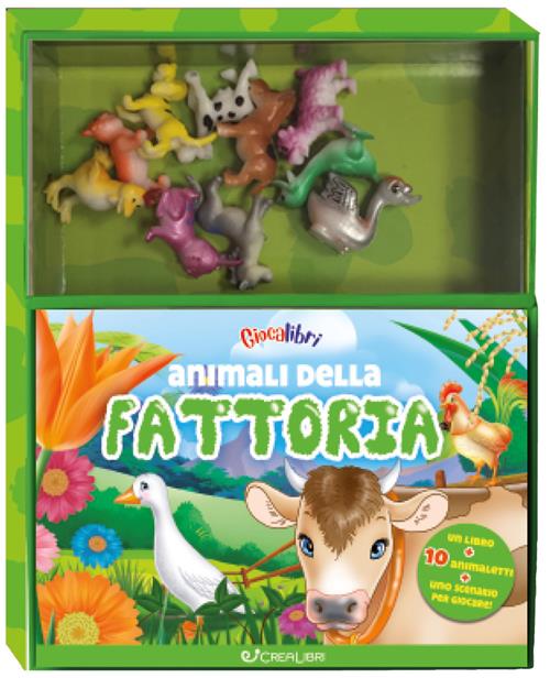 Set Di 10 Animali Della Fattoria In Miniatura - Modellini Realistici Per Diorami, Collezionismo E Giochi Creativi