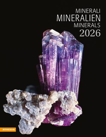 Mineralien. Minerali. Calendario grande 2026  - Libro Athesia 2025 | Libraccio.it