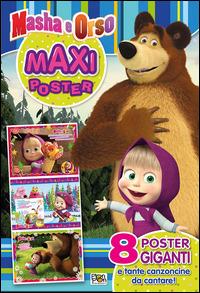 Maxi poster Masha e Orso - Elisa Carati - Libro Pon Pon Edizioni 2015 | Libraccio.it