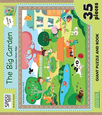 The big garden. Puzzle gigante. Con libro - Simon Miller - Libro Sassi 2014 | Libraccio.it