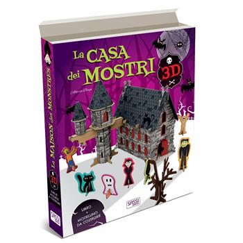 La casa dei mostri 3D. Ediz. a colori. Con gadget - Alberto Borgo - Libro Sassi 2017, Sassi junior | Libraccio.it