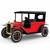 Build a 3D automobile. The history of automobiles. Travel, learn and explore. Con gadget