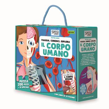 Il corpo umano. Viaggia, conosci, esplora. Ediz. a colori. Con puzzle - Ester Tomè - Libro Sassi 2018, Science | Libraccio.it