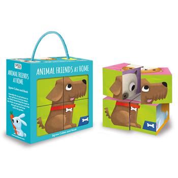 Animal friends at home. Jigsaw cubes and book. Ediz. a colori. Con Gioco - Nadia Fabris - Libro Sassi 2018, Sassi junior | Libraccio.it