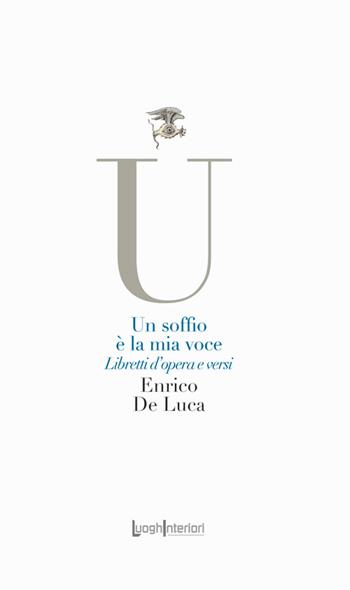 Un soffio è la mia voce. Libretti d'opera e versi - Enrico De Luca - Libro LuoghInteriori 2025, La coda dell'occhio | Libraccio.it
