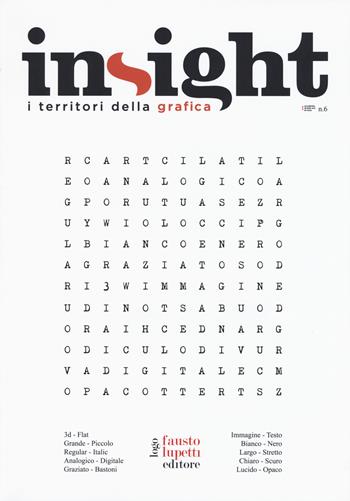 Insight. I territori della grafica. Vol. 6  - Libro Fausto Lupetti Editore 2018, Formazione e università | Libraccio.it