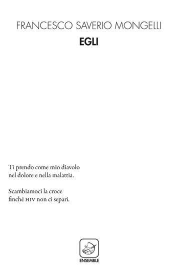 Egli - Francesco Saverio Mongelli - Libro Ensemble 2019, Alter | Libraccio.it