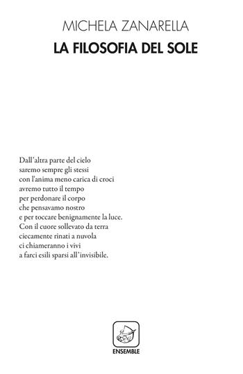 La filosofia del sole - Michela Zanarella - Libro Ensemble 2020, Alter | Libraccio.it