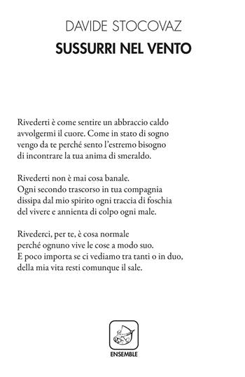 Sussurri nel vento - Davide Stocovaz - Libro Ensemble 2022, Alter | Libraccio.it