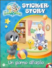 Un giorno all'asilo. Sticker story. Baby Looney Tunes. Con adesivi