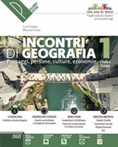 Incontri di geografia. Conoscere, scoprire, esplorare. Atlante geografico. Con ebook. Con espansione online. Con DVD-ROM. Vol. 1