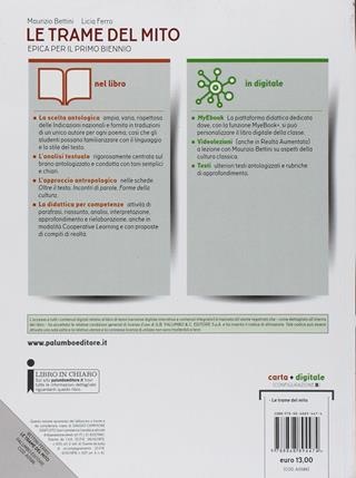 Le trame del mito. - Licia Ferro, Maurizio Bettini - Libro Palumbo 2018 | Libraccio.it