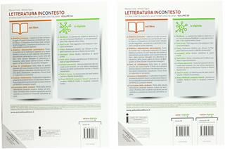 Letteratura incontesto. Storia e antologia della letteratura italiana. Per le Scuole superiori. Vol. 3/A-B - Marisa Carlà, Alfredo Sgroi - Libro Palumbo 2018 | Libraccio.it