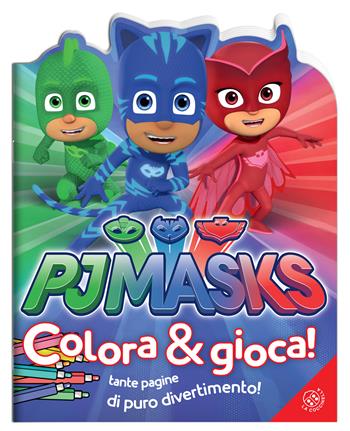 Pj Masks. Colora e gioca! Ediz. a colori  - Libro La Coccinella 2017 | Libraccio.it