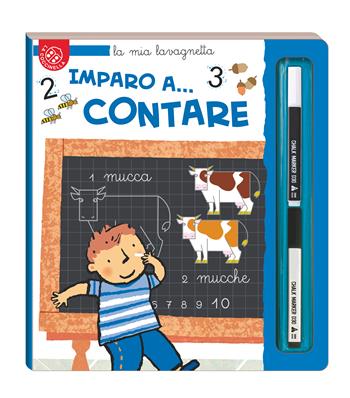 Imparo a... contare. Ediz. a colori. Con gadget - Francesca Crovara, Carlo Alberto Michelini - Libro La Coccinella 2019, La mia lavagnetta | Libraccio.it