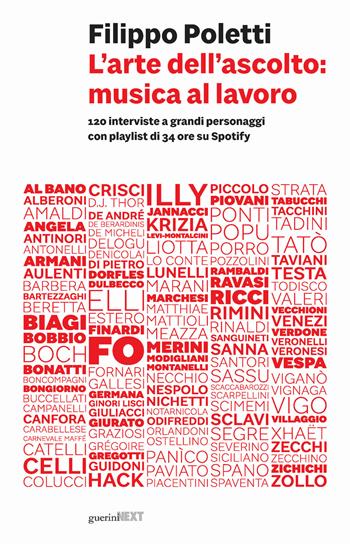 L'arte dell'ascolto: musica al lavoro. 120 interviste a grandi personaggi con playlist di 34 ore su Spotify - Filippo Poletti - Libro Guerini Next 2024 | Libraccio.it