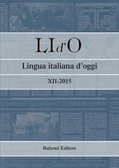 LI d'O. Lingua italiana d'oggi (2015). Vol. 12