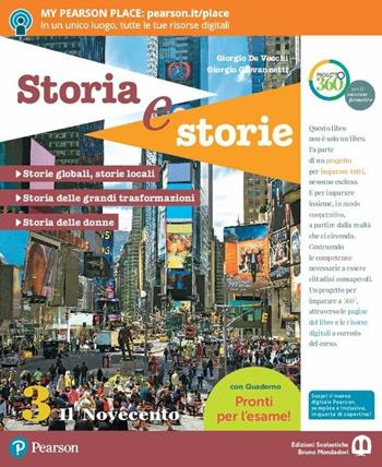 Storia e storie. Con Cittadinanza. Con L'imparafacile. Con Pronti per l'esame! Con Libro liquido. Con Didastore. Con ebook. Con espansione online. Vol. 3  - Libro Edizioni Scolastiche Bruno Mondadori 2018 | Libraccio.it