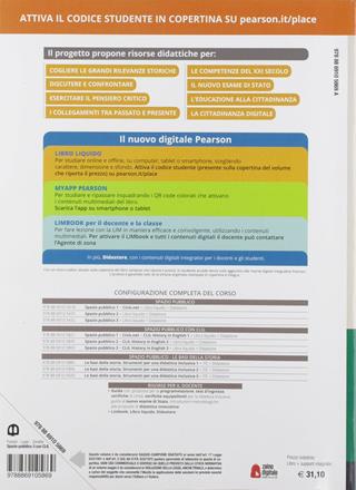 Spazio pubblico. Manuale di storia e formazione civile. Dal Medioevo alla nascita del mondo moderno. Con CLIL. Con e-book. Con espansione online. Vol. 3: Il Novecento e il mondo contemporaneo - Marco Fossati, Giorgio Luppi, Emilio Zanette - Libro Edizioni Scolastiche Bruno Mondadori 2019 | Libraccio.it