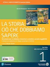 Gli snodi della storia. La storia: ciò che dobbiamo sapere. Con e-book. Con espansione online. Vol. 1