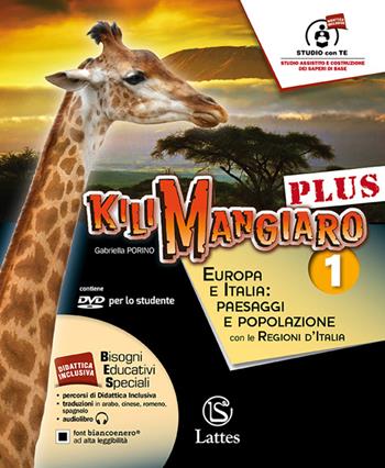 Kilimangiaro plus. Tavola-Mi preparo per l'interrogazione. Quaderno competenze-Prove INVALSI. Per la Scuola media. Con DVD-ROM. Vol. 1: Europa e Italia: paesaggi e popolazione con le regioni d'Italia - Gabriella Porino - Libro Lattes 2015 | Libraccio.it