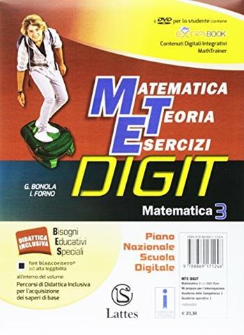 Matematica teoria esercizi digit. Matematica. Tavole-Mi preparo-Quaderno competenze e operativo. Per la Scuola media. Con DVD-ROM. Vol. 3 - Gabriella Bonola, Ilaria Forno - Libro Lattes 2016 | Libraccio.it