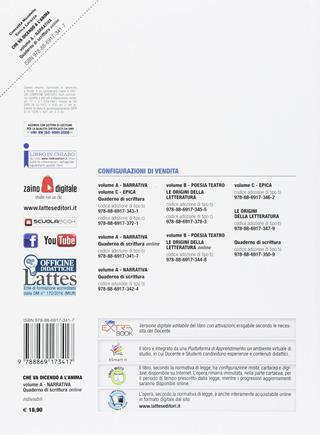 Che va dicendo a l'anima. Per il biennio delle Scuole superiori. Con ebook. Con espansione online. Vol. A: Narrativa - Concetta Mondello, Enrica Lavazza - Libro Lattes 2018 | Libraccio.it