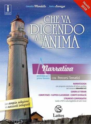 Che va dicendo a l'anima. Con Quaderno scrittura. Per il biennio delle Scuole superiori. Con ebook. Con espansione online. Vol. A-C: Narrativa-Epica - Enrica Lavazza, Concetta Mondello - Libro Lattes 2018 | Libraccio.it