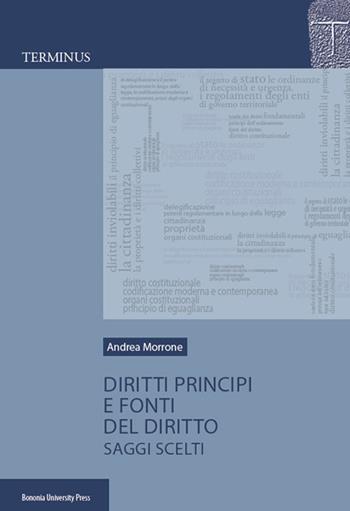 Diritti, principi e fonti del diritto. Saggi scelti - Andrea Morrone - Libro Bononia University Press 2015, Terminus | Libraccio.it