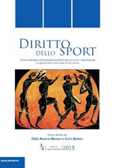 Diritto dello sport (2015) vol. 3-4
