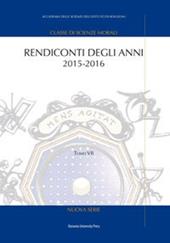 Rendiconti. Vol. 7: Anni 2015-2016.