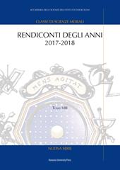 Rendiconti. Vol. 8: Anni 2017-2018.